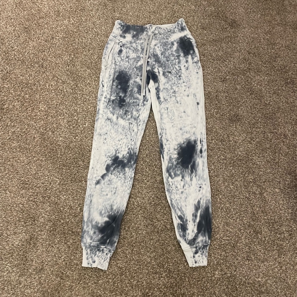 Lululemon Blue Tie-Dye Joggers